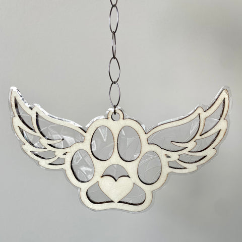 Paw Print Suncatcher