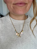 Happy Vibes Charm Necklace in Gold