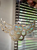 Winged Paw Suncatcher