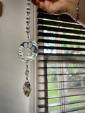 Paw Prints on our Hearts Suncatcher