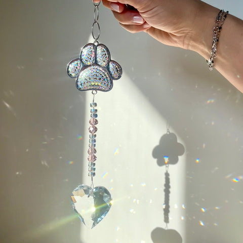 Sparkly Paw Suncatcher