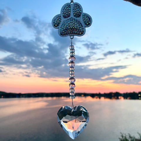 Sparkly Paw Suncatcher