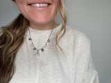 Spring Charm Necklace in Silver