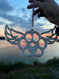Winged Paw Suncatcher