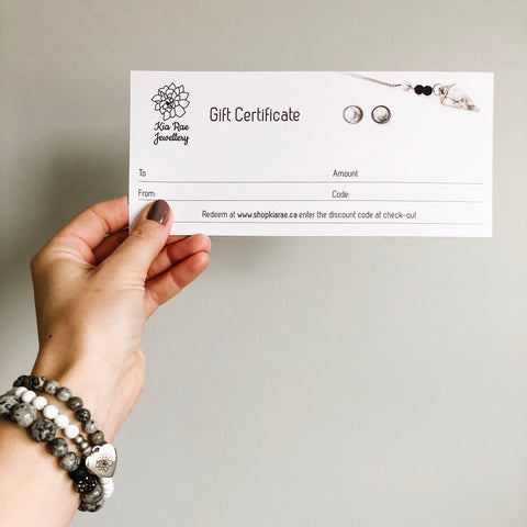 Gift Certificate